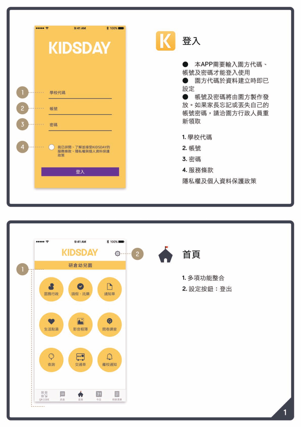 KIDSDAY家長版操作手冊